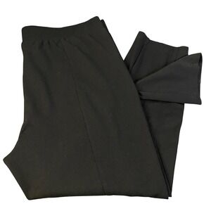 Apt 9 Pull On Pants Womens Black Modern Fit Stretchy Leggings Casual Trousers XL